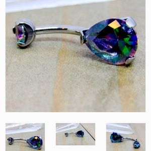 😀Sparkly Navel Belly Ring🌹